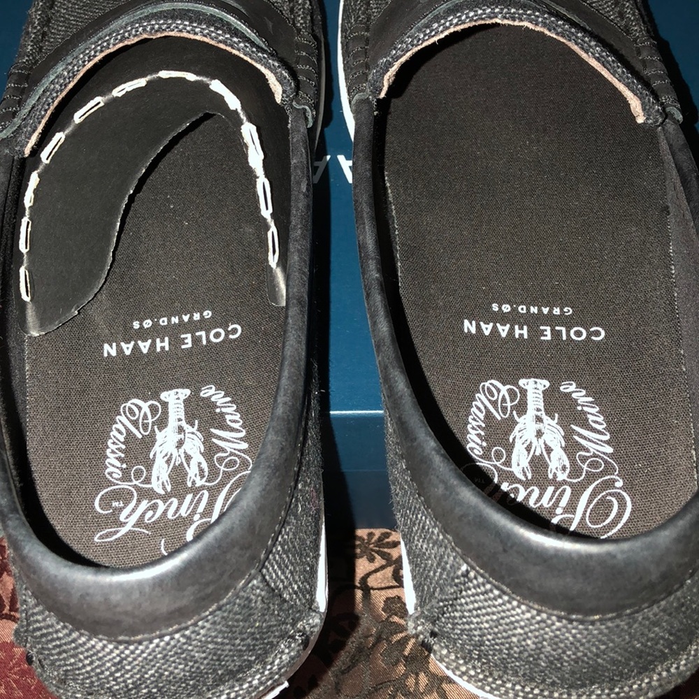 Men’s Cole Haan Canvas Black Casual Shoes in 11M. - Picture 6 of 15